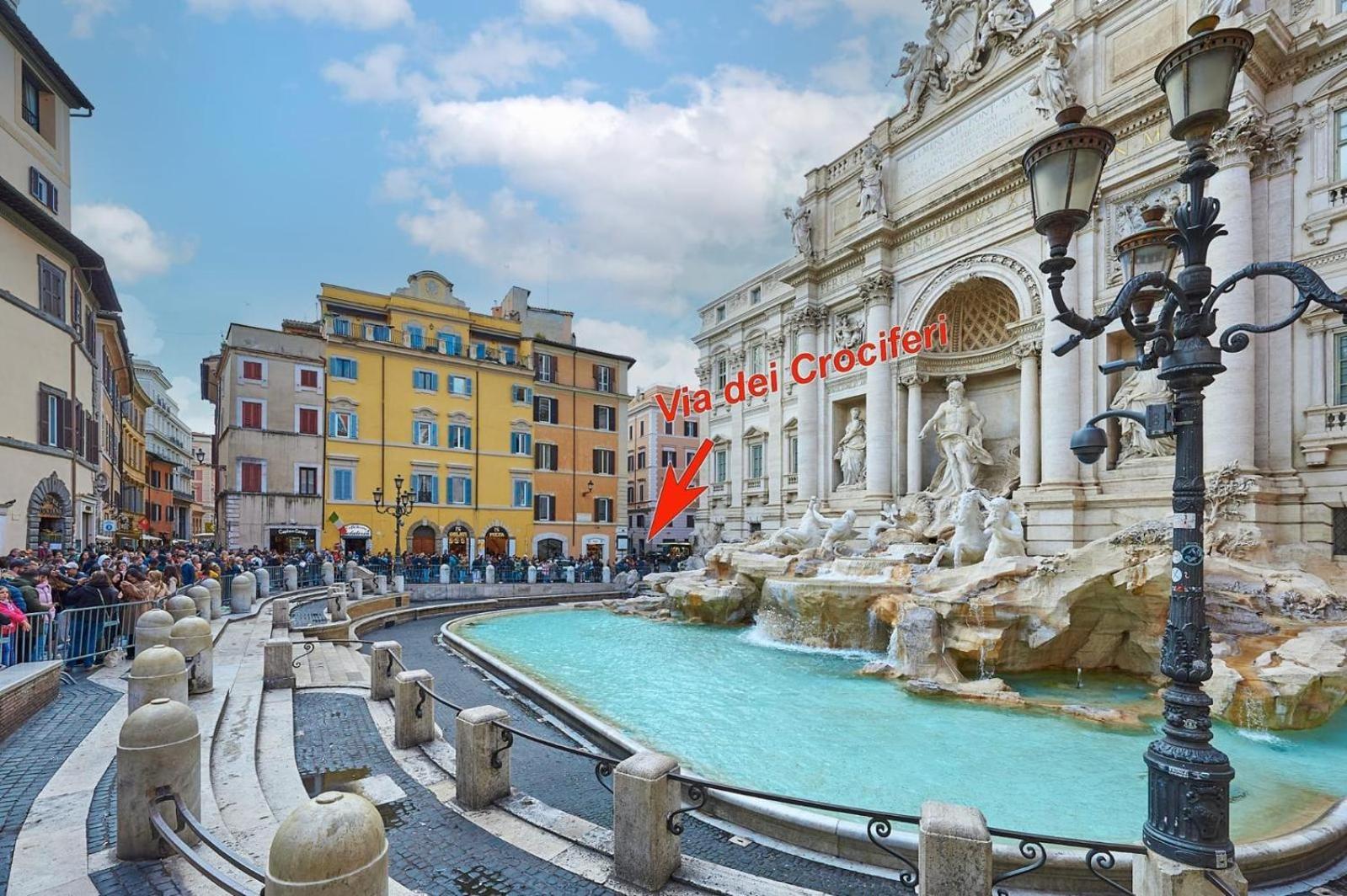 Апартаменты La Perla Di Trevi Рим Экстерьер фото